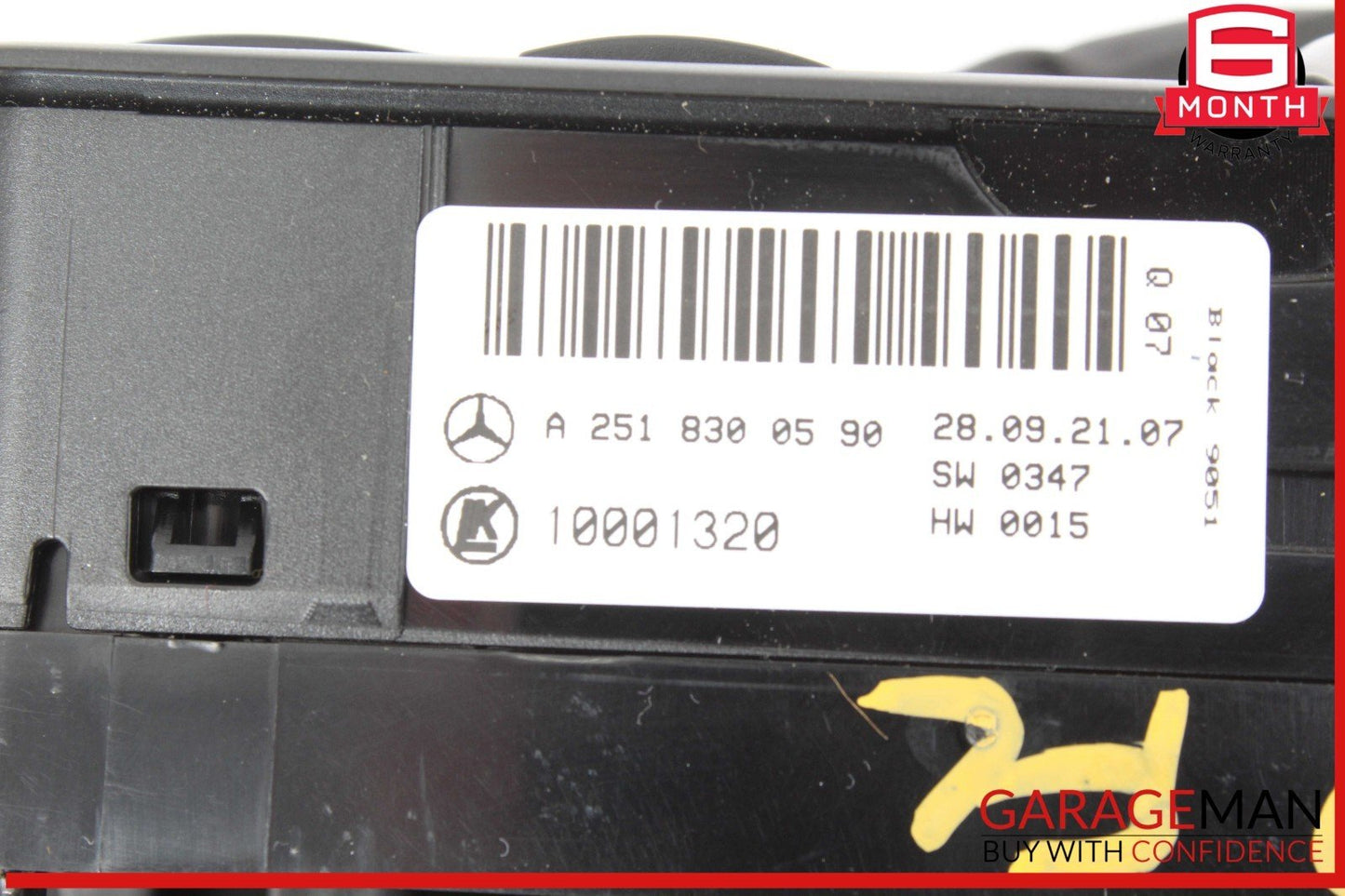 07-13 Mercedes X164 GL550 GL450 Front Left Master Window Control Switch OEM