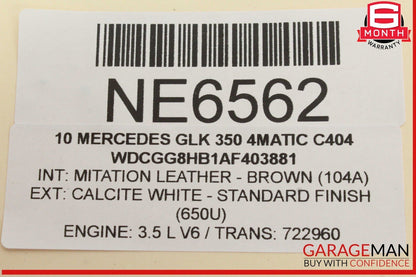 10-15 Mercedes X204 GLK350 4MATIC Trunk Lid Power Latch Lock Actuator OEM