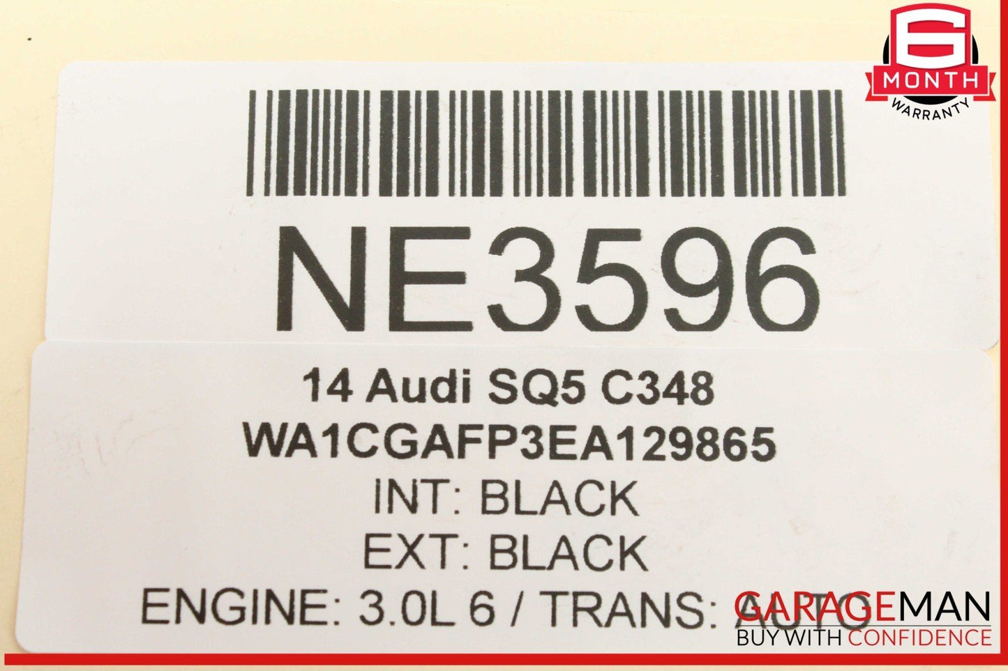09-17 Audi SQ5 Q5 Front Left Side Suspension Lower Rearward Control Arm OEM