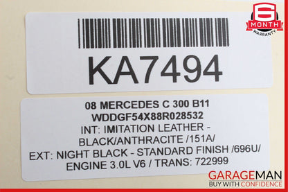 08-18 Mercedes W204 C300 GLK350 C250 Rear Right Side Door Control Module OEM