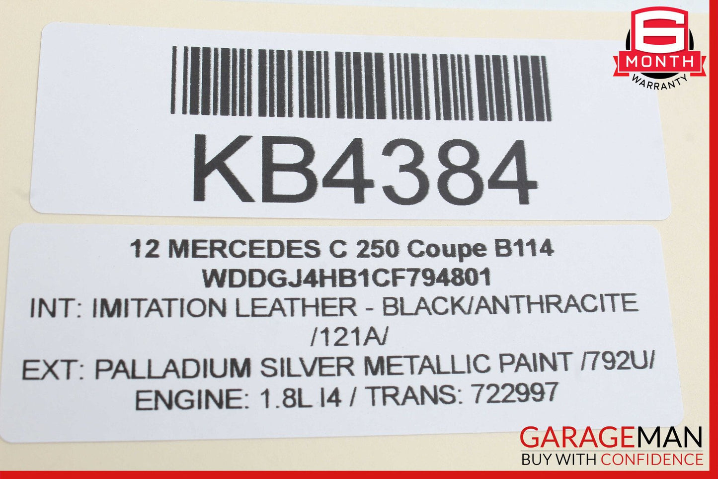08-18 Mercedes W204 C250 E400 CLS400 Front Right Side Door Control Module OEM
