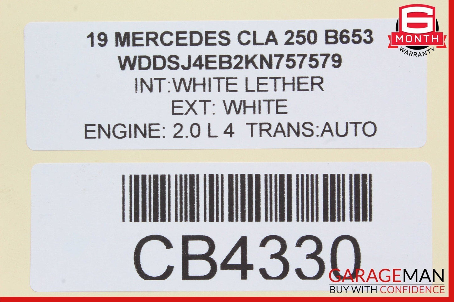 13-20 Mercedes W117 CLA250 CLA45 AMG Master Cylinder Power Brake Booster Assy