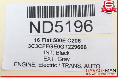 12-19 Fiat 500E EV Electric Auxiliary Coolant Water Pump 52014557AC OEM