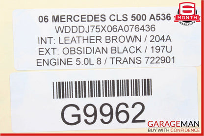06-11 Mercedes W219 CLS500 Front Left Side Bumper Reinforcement Bar Bracket OEM