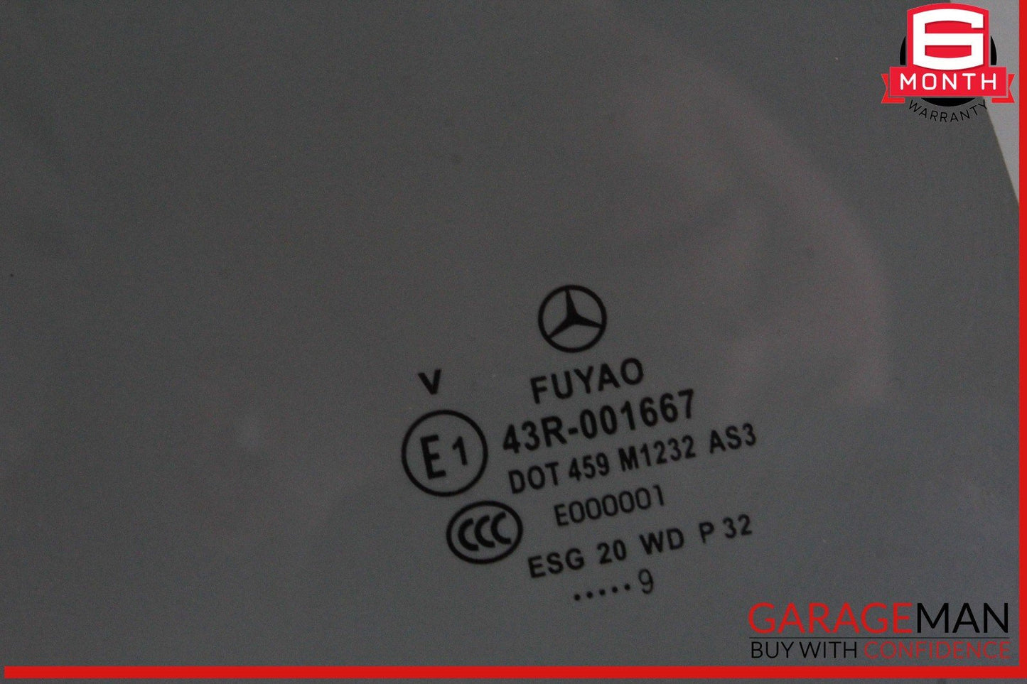 15-20 Mercedes X156 GLA250 GLA45 AMG Rear Right Side Door Window Glass OEM