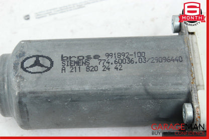 03-09 Mercedes W211 E350 E500 Rear Right Side Window Regulator Motor OEM