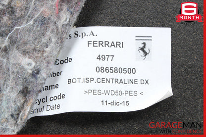 15-18 Ferrari California T Front Right Floor Trap Door Service Panel 086580500