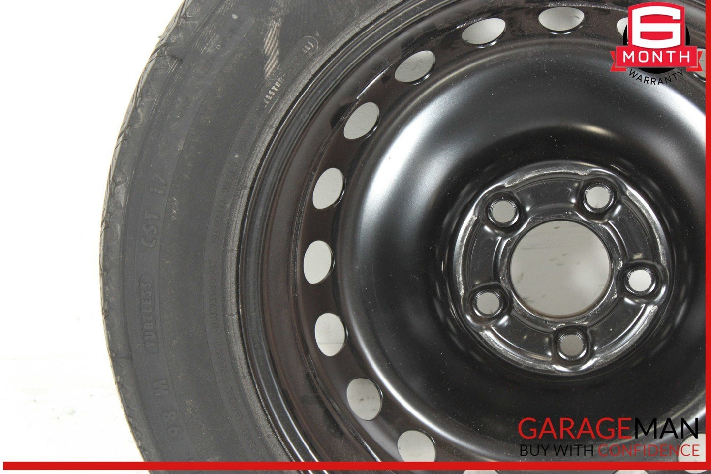 08-14 Mercedes W204 C250 C300 Emergency Spare Tire Donut Wheel Rim 125 90 16"