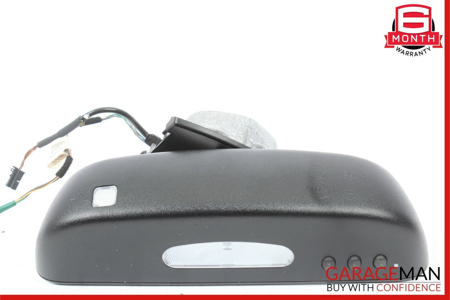 07-13 Mercedes W221 S550 S63 AMG Interior Top Upper Rear View Mirror Black OEM
