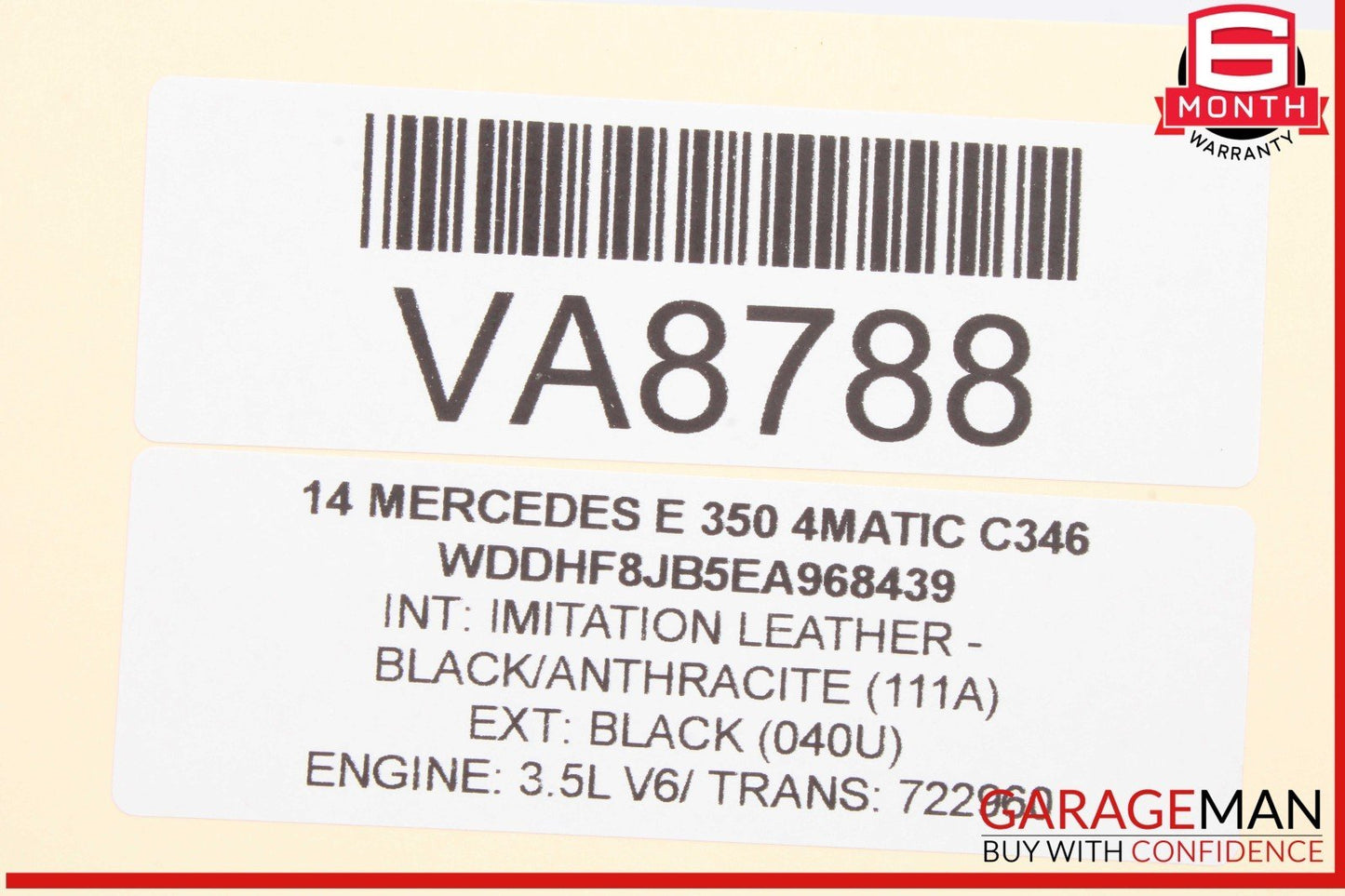 08-18 Mercedes W212 E350 4MATIC Rear Right Side Door Control Module Unit OEM