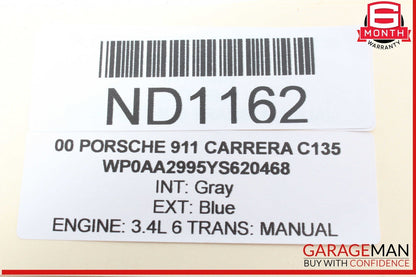 99-12 Porsche Carrera 911 996 Rear Right or Left Suspension Upper Control Arm
