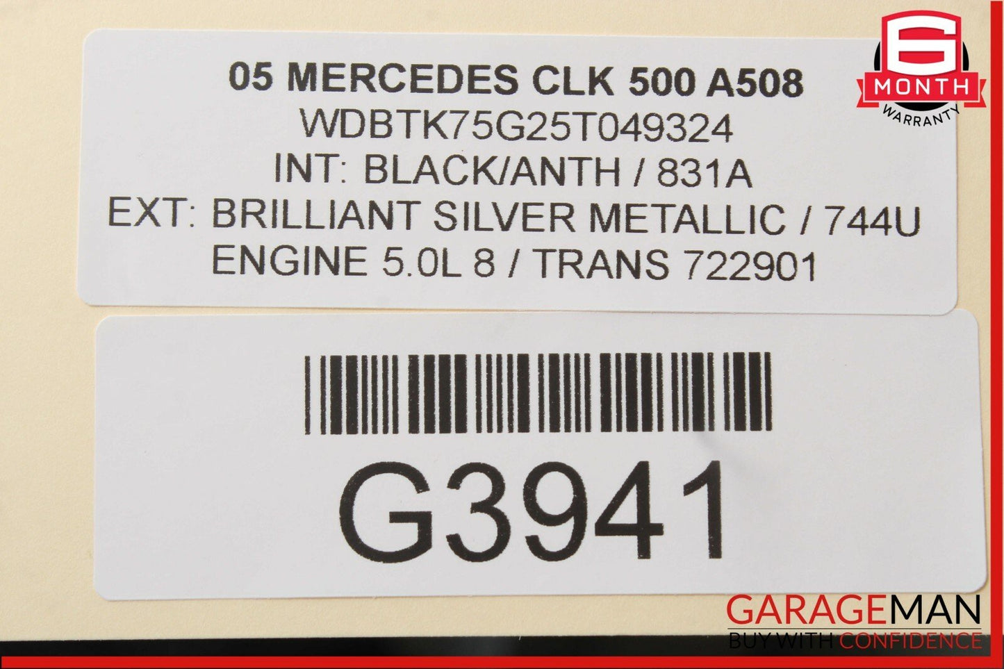 03-09 Mercedes W209 CLK350 CLK500 Front Left & Right Side Door Speaker Set OEM