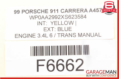 97-05 Porsche Boxster 986 Carrera 911 996 Left Fuse Relay Access Trim Cover OEM