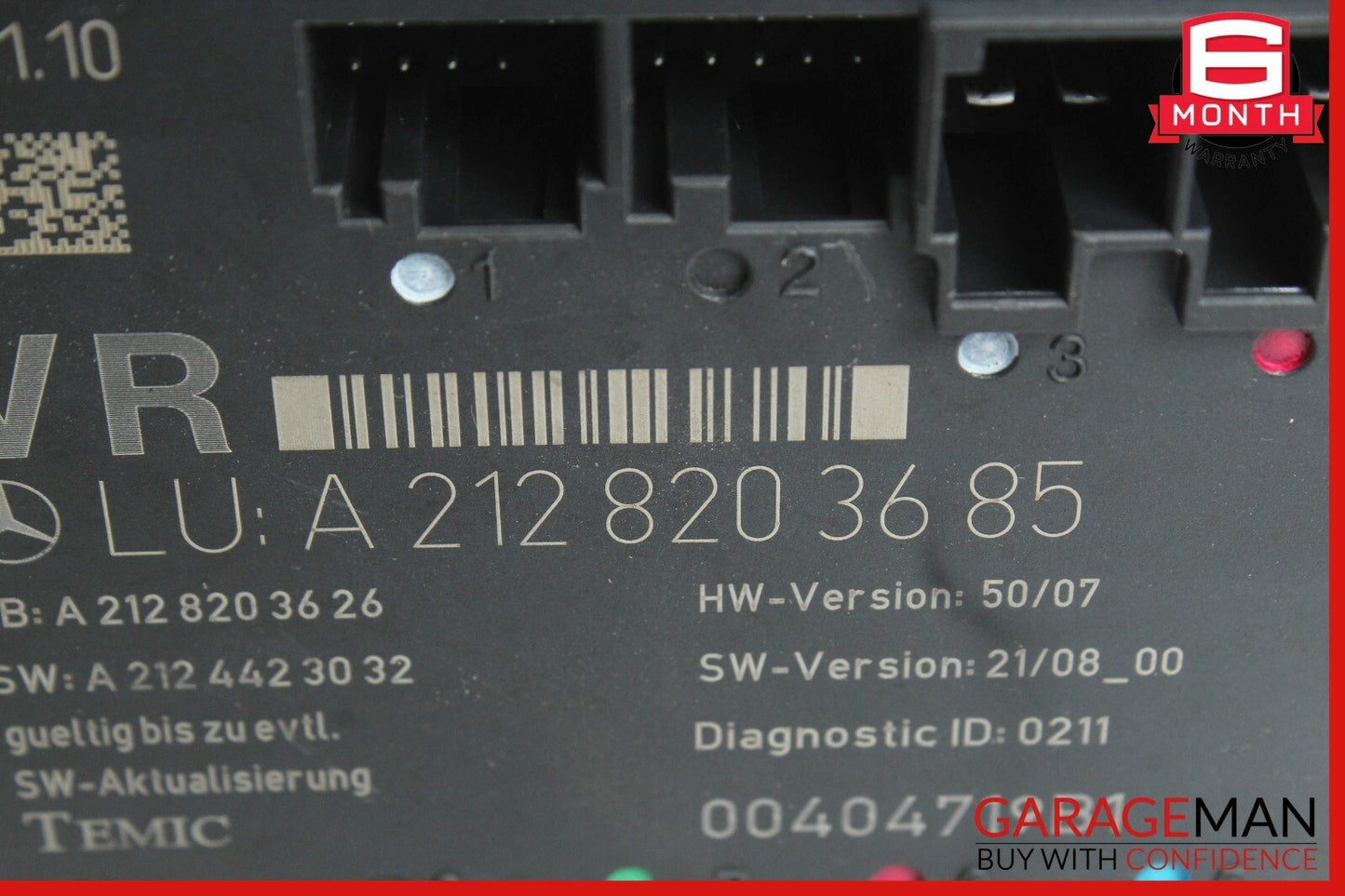 08-18 Mercedes W212 E350 C300 E400 Front Right Side Door Control Module OEM