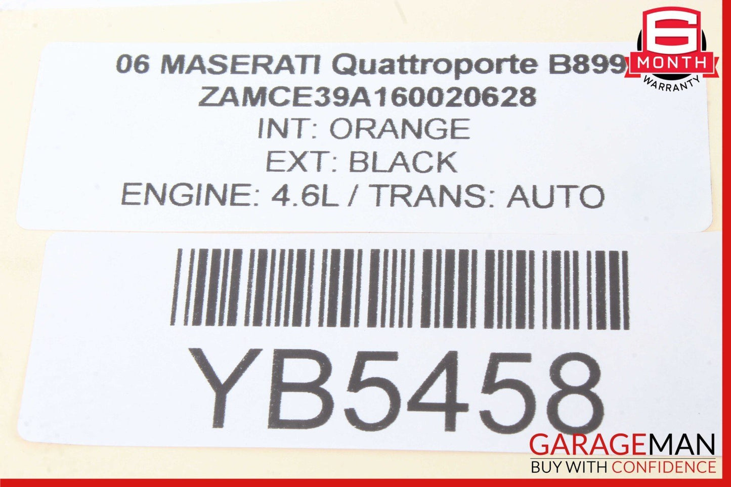 03-13 Maserati Quattroporte M139 Rear Left Side Door Lock Latch Actuator OEM