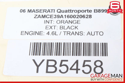 03-13 Maserati Quattroporte M139 Rear Left Side Door Lock Latch Actuator OEM