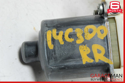 08-16 Mercedes W204 C300 GLK350 Rear Right Door Window Regulator Motor OEM