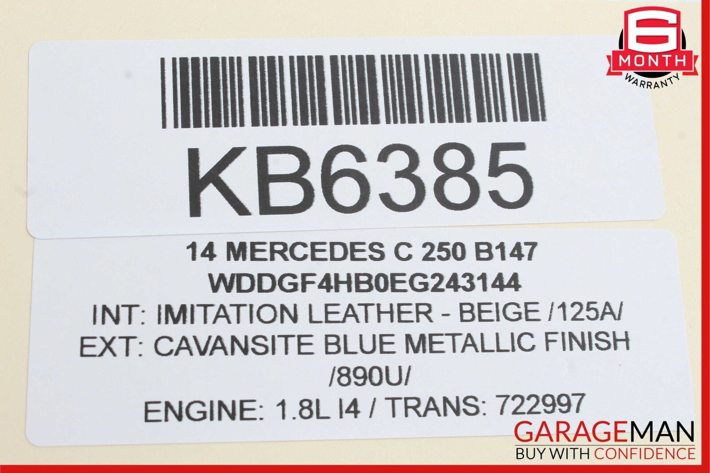 08-18 Mercedes W04 C250 C300 Rear Right Side Door Control Module Unit OEM