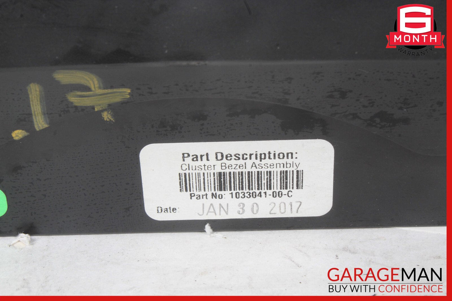 16-20 Tesla Model S Speedometer Instrument Cluster Bezel Trim OEM