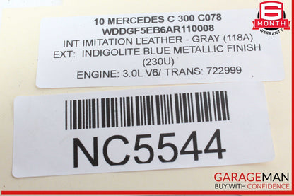 05-13 Mercedes W204 C300 E550 Front Left Side Engine Timing Chain Cover Plate