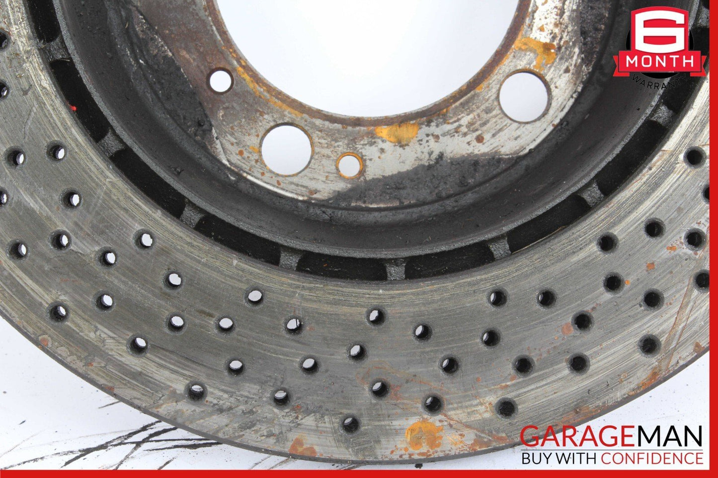 05-12 Porsche Cayman 987 Front Right & Left Drilled Brake Rotor Disc Set OEM