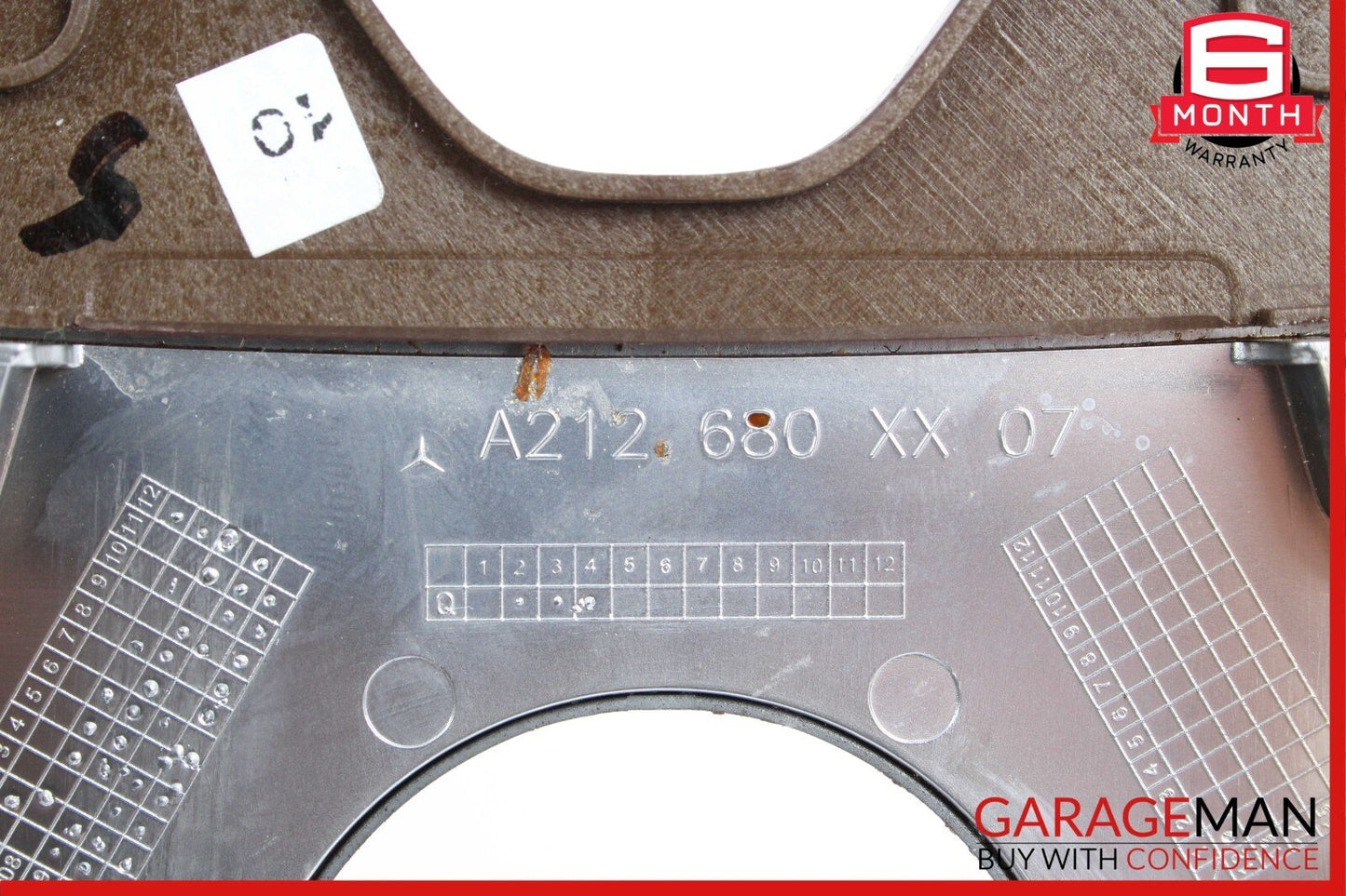 10-13 Mercedes W212 E400 E350 E550 Center Console Switch Trim Cover Bezel Wood