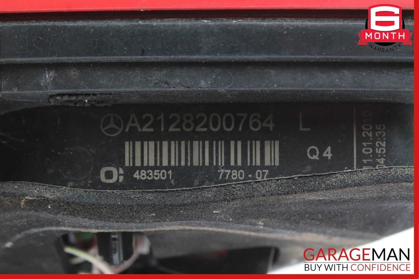 10-13 Mercedes W212 E350 E400 Rear Left Driver Side Inner Tail Light Lamp OEM