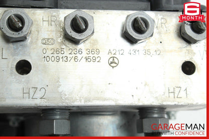 10-16 Mercedes W212 E350 ABS Brake Hydraulic Pump Control Module Unit 2124313512
