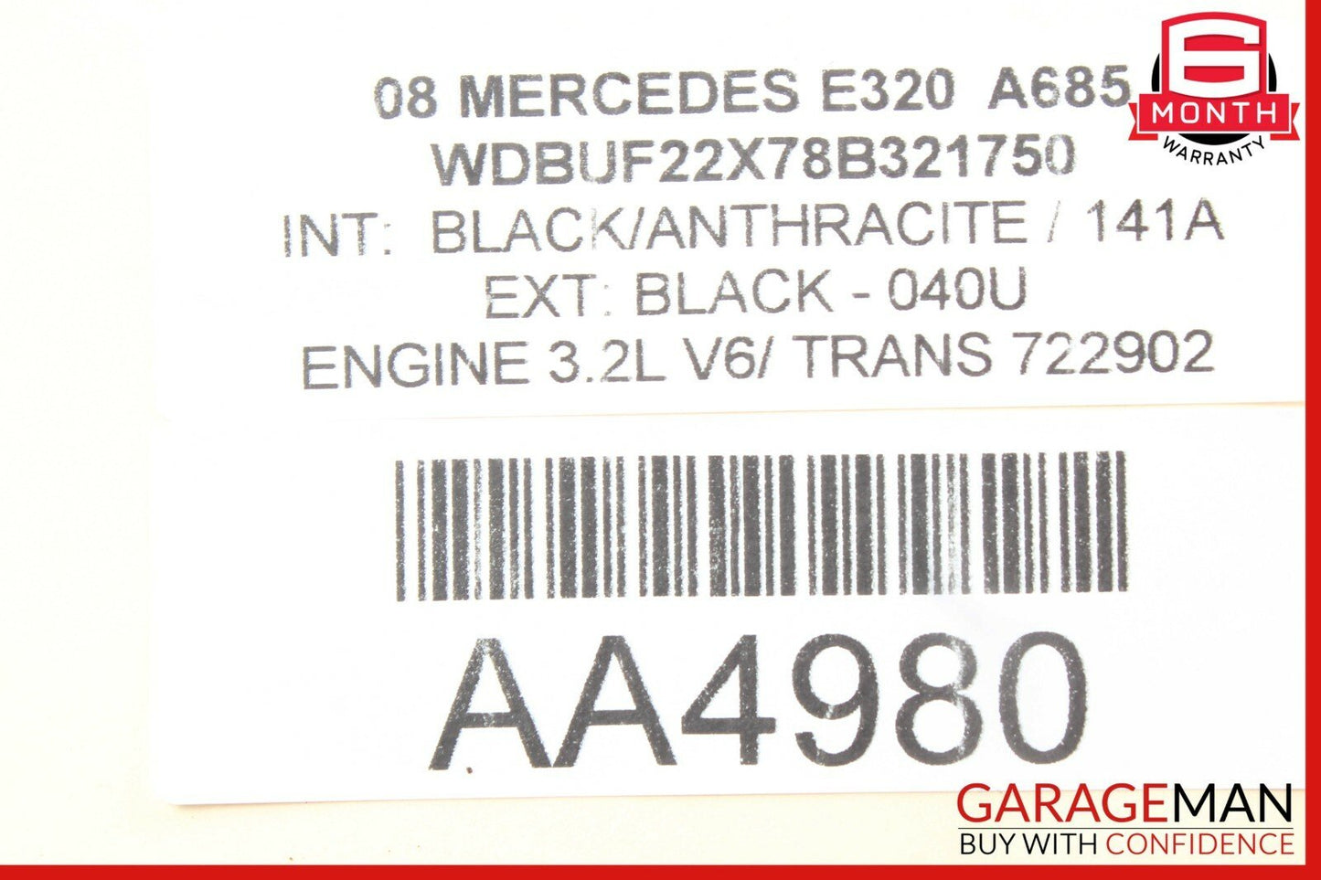 03-09 Mercedes W211 E320 E350 Rear Left Driver Side Door Lock Latch Actuator OEM