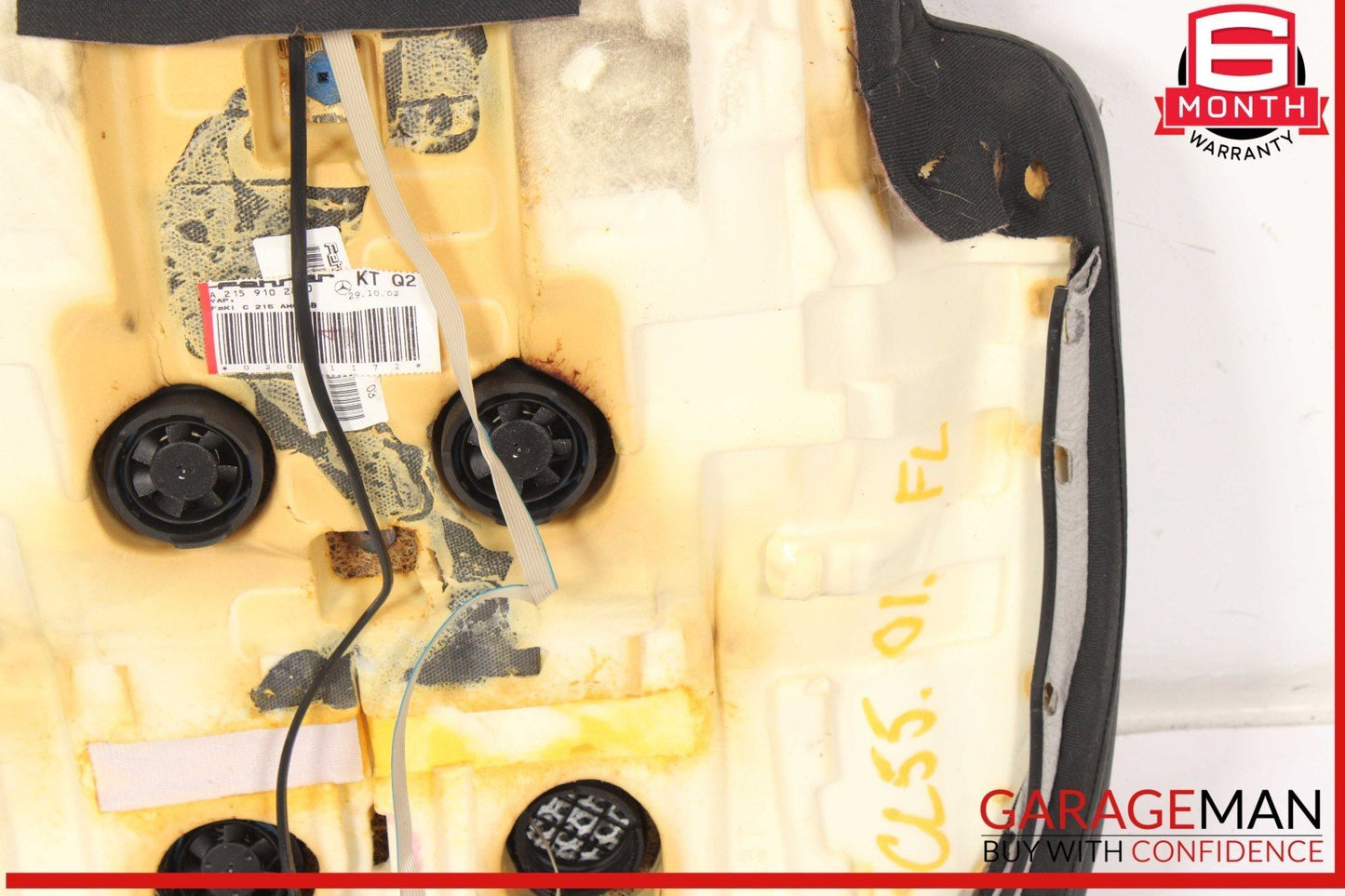 01-06 Mercedes W215 CL55 CL65 AMG Front Left Side Lower Bottom Seat Cushion OEM