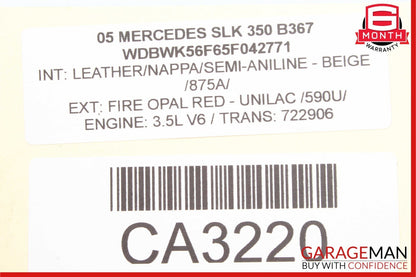 05-11 Mercedes R171 SLK350 C230 Front Left Driver Side Lower Control Arm OEM