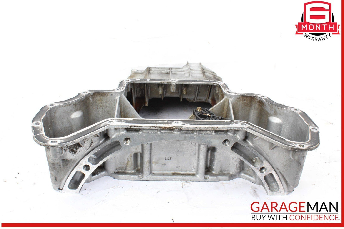 05-11 Mercedes W204 C300 Engine Upper Oil Sump Baffle Pan 2720142102 OEM