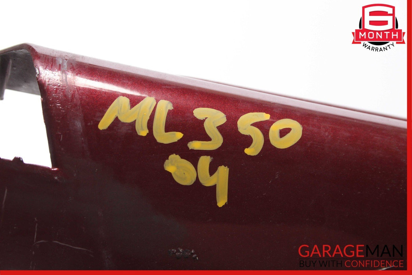 98-05 Mercedes W163 ML320 ML430 Left Side Rocker Panel Side Skirt Titanite Red