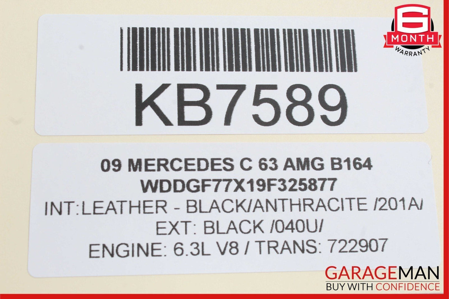 08-11 Mercedes W204 C63 AMG Rear Left Side Door Control Module Unit OEM