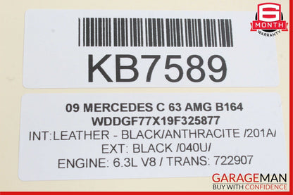 08-11 Mercedes W204 C63 AMG Rear Left Side Door Control Module Unit OEM