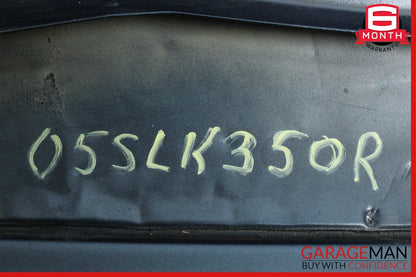 05-11 Mercedes R171 SLK350 Rear Right Side Window Roof C Pillar Panel Blue