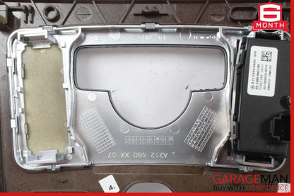 10-13 Mercedes W212 E350 E400 E550 Center Console Switch Trim Cover Bezel Wood