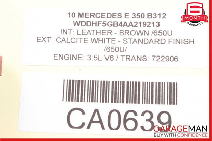 08-18 Mercedes CLS400 CLS550 E350 Front Right Side Door Lock Latch Actuator