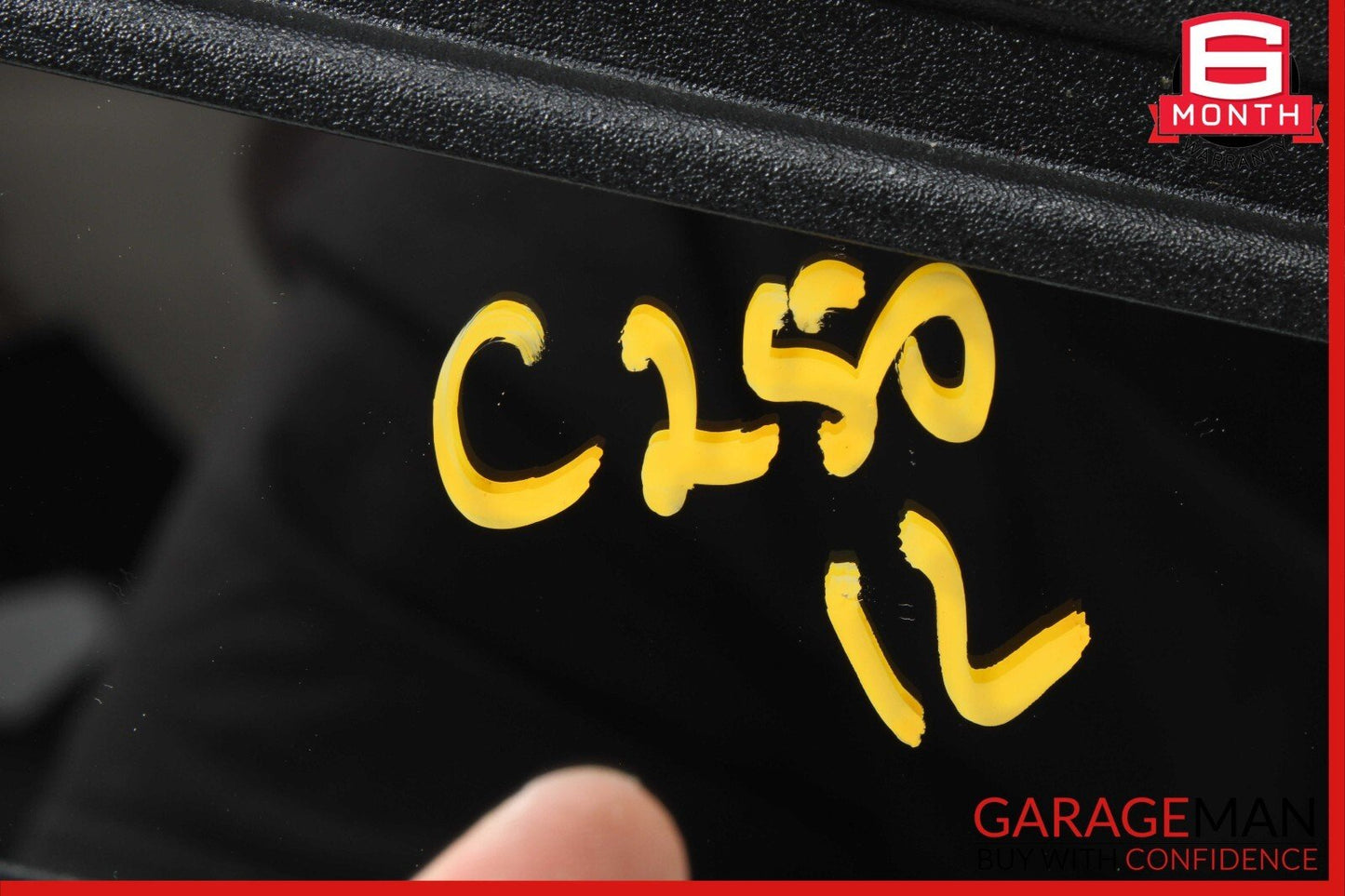 08-14 Mercedes W204 C250 C350 Front Left Side Sun Visor Sunvisor Shade Cover OEM