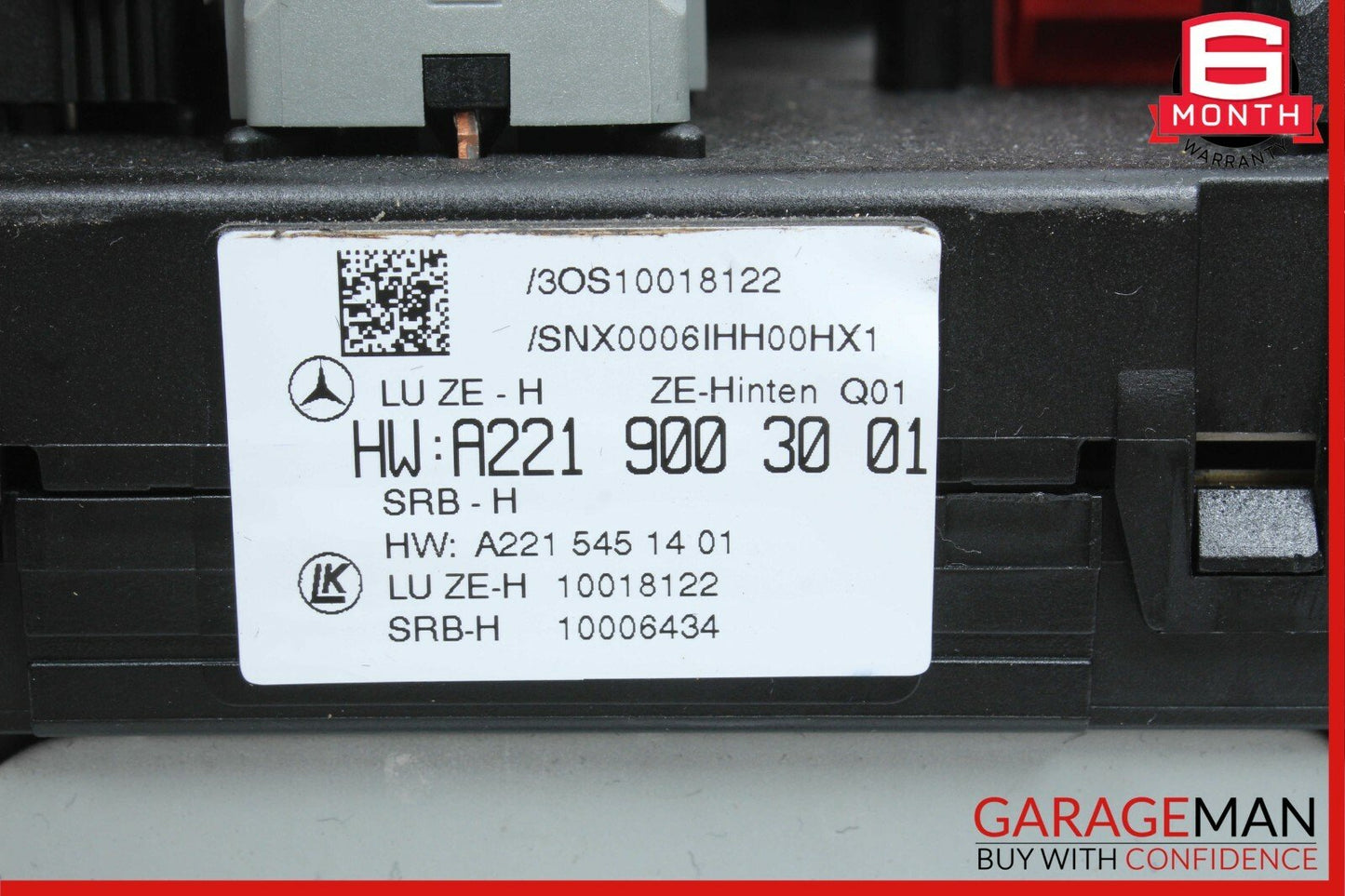 10-13 Mercedes W221 S400 S550 S63 AMG Rear Sam Fuse Relay Box Control Module OEM