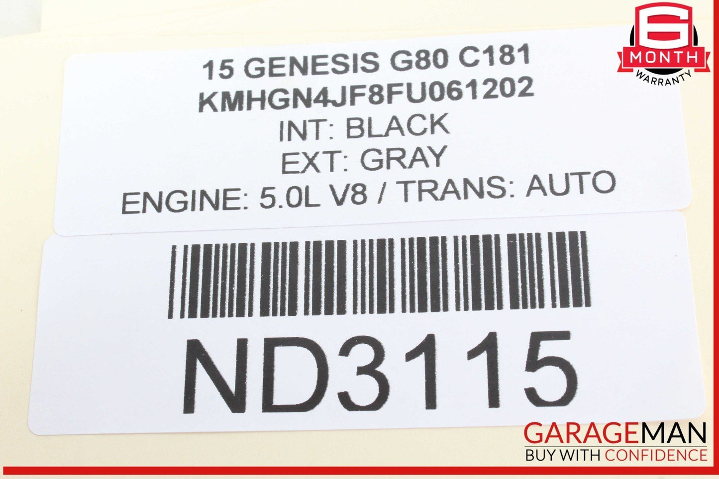 15-20 Hyundai Genesis G80 Front Left Driver Side Dash AC A/C Air Vent OEM