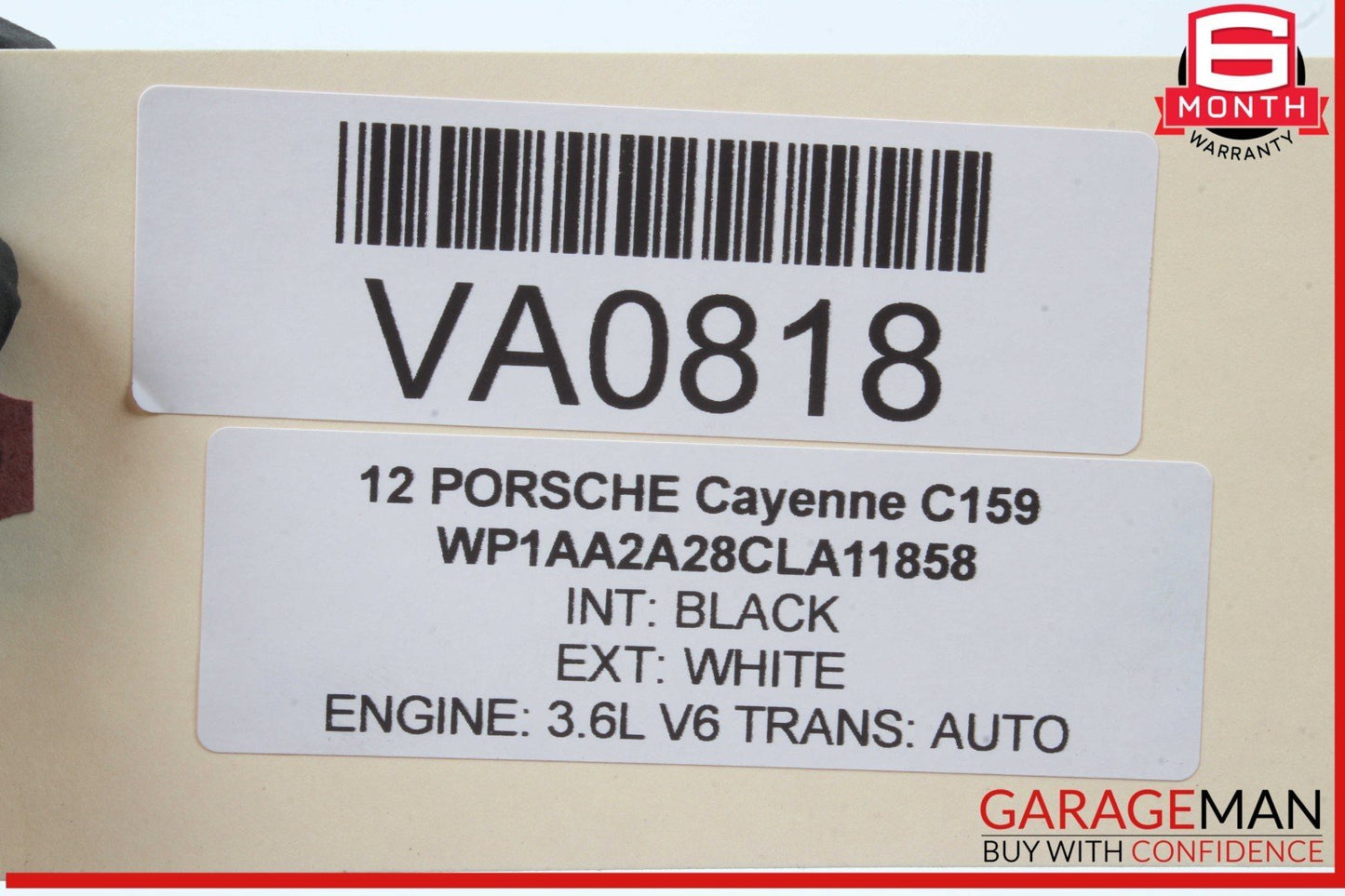 11-14 Porsche Cayenne 958 Suspension Mode Selector Switch Panel 7P5927127 OEM