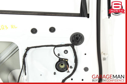 15-18 Audi Q3 Rear Left Driver Side Door Shell Cover Panel White OEM