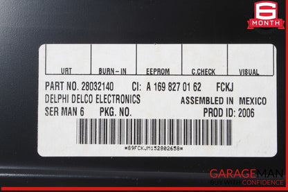 03-09 Mercedes R230 SL500 E350 Sirius Satellite Radio Receiver 1698270162 OEM