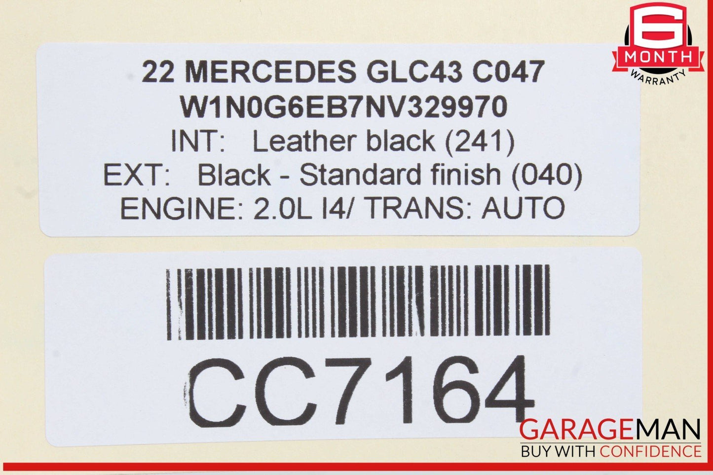 16-23 Mercedes X253 GLC43 AMG Front Suspension Subframe Crossmember Cradle OEM