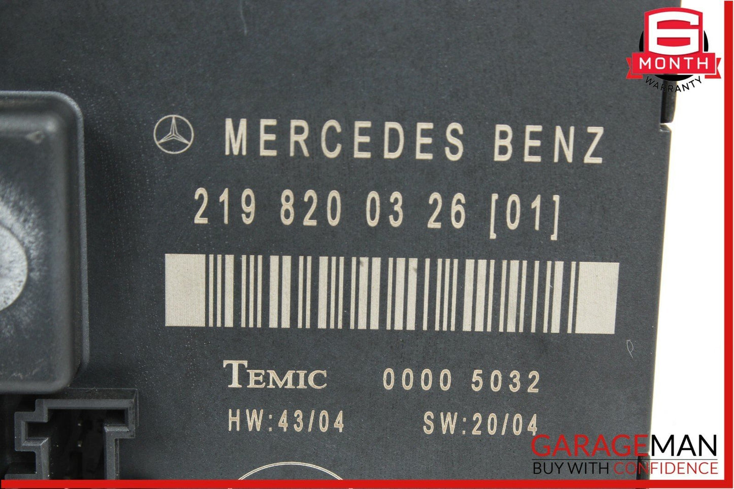 06-11 Mercedes W219 CLS500 CLS55 AMG Rear Right Passenger Door Control Module
