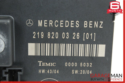 06-11 Mercedes W219 CLS500 CLS55 AMG Rear Right Passenger Door Control Module