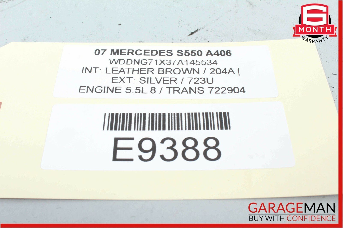 07-09 Mercedes W221 S550 S65 AMG Ash Tray Ashtray Lighter Compartment Tray OEM