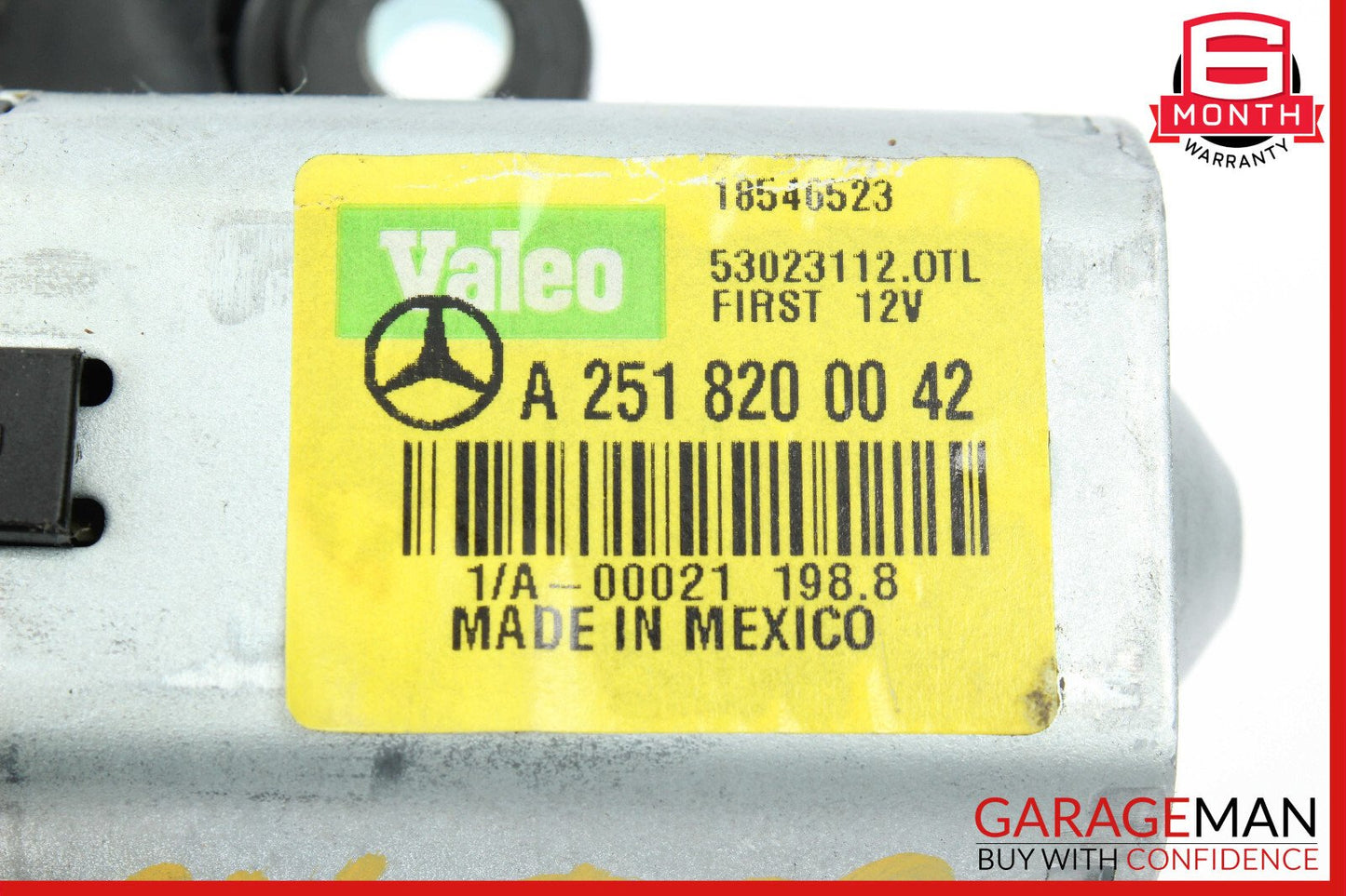 06-19 Mercedes X164 GL450 R350 Rear Glass Windshield Wiper Motor OEM