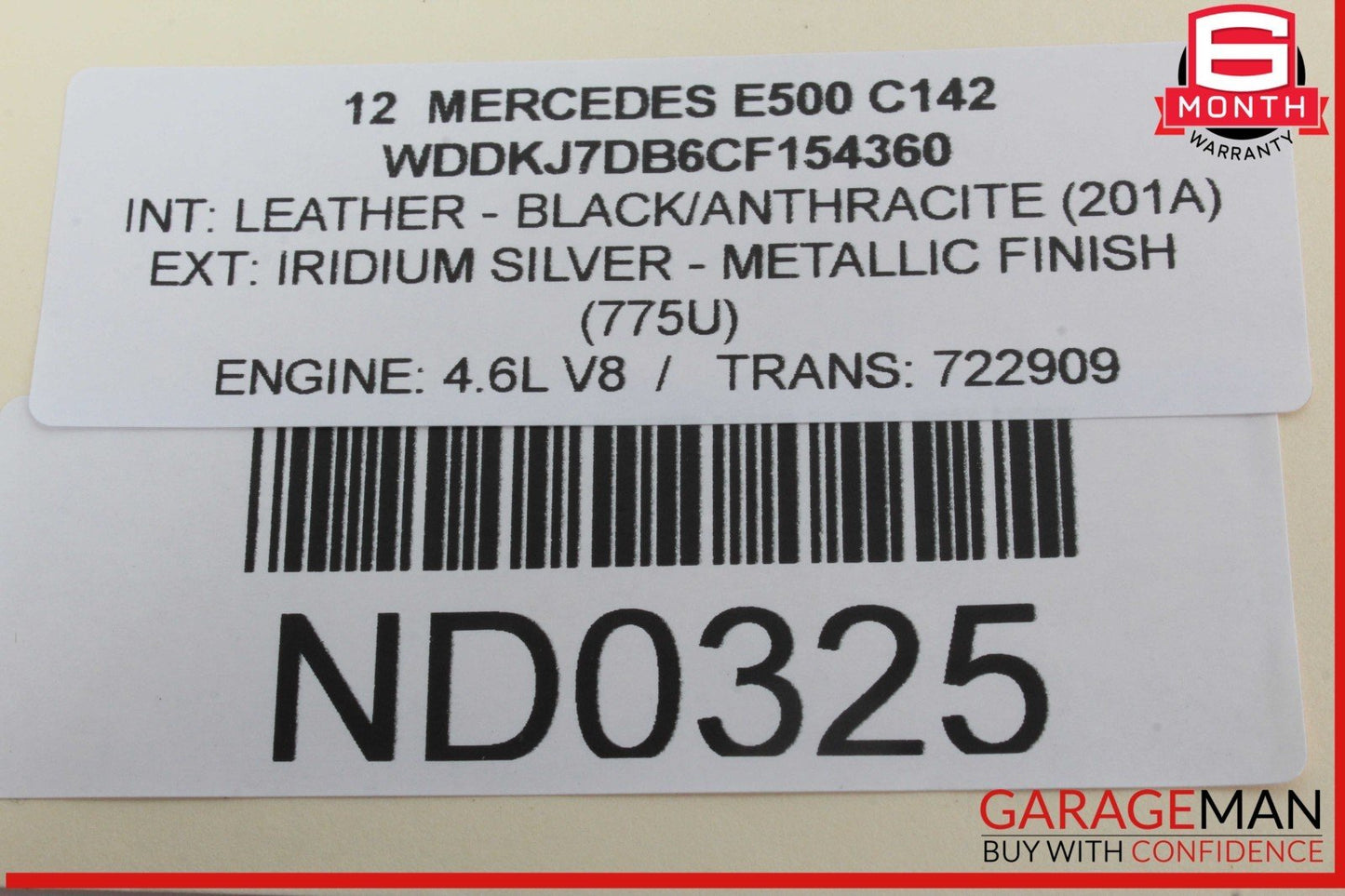 10-17 Mercedes W207 E550 Rear Window Regulator Control Module Unit OEM